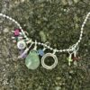 16" Sterling Silver Ball Chain Birthstone Charm Necklace - Image 3