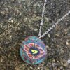 Anemone Polymer Clay Necklace (Matte Finish)