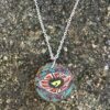 Anemone Polymer Clay Necklace (Matte Finish) - Image 2