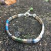 Colorful Flat Woven Cotton Cord Bracelet - Image 4