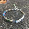 Colorful Flat Woven Cotton Cord Bracelet - Image 7