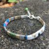 Colorful Flat Woven Cotton Cord Bracelet - Image 8